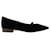 Zapatos planos Sophia Webster Piper en ante negro Suecia  ref.1085018