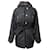 Parka con capucha Sandro de algodón negro  ref.1085019