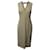 Alexander Wang Back Belt V-neck Sleeveless Midi Dress in Cream Viscose White Cellulose fibre  ref.1085030