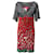 Vestido corto de punto estampado Balenciaga en rayón multicolor Rayo Fibra de celulosa  ref.1085045