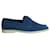Loro Piana Sea-Sail Walk Loafers in Blue Ox Leather  ref.1085056
