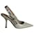 Zapatos de salón destalonados Dior J'Adior en charol blanco Cuero  ref.1085063