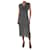 Theory Black sheer polka dot dress - size UK 2 Silk  ref.1085163
