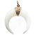 Jacquie Aiche Pave Bone Horn Charm-Anhänger Roh - Ansicht 2