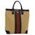 GUCCI Web Sherry Line Hand Bag Canvas Beige Red Green 002 1121 Auth ep1825 Cloth  ref.1085545