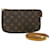 LOUIS VUITTON Monogram Pochette Accessoires Pouch M51980 LV Auth 55131 Cloth  ref.1085575