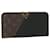 LOUIS VUITTON Monogram Portefeuille Kimono Long Wallet Noir M56175 auth 55663 Toile Monogramme  ref.1085625