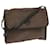 Pequin FENDI Pecan Canvas Shoulder Bag Brown Auth ar10375b  ref.1085659