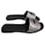 Hermès HERMES  Sandals T.eu 36 leather Silvery  ref.1085693
