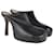 Bottega Veneta Black Square Toe Mules Leather  ref.1085858