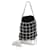 Dolce & Gabbana Mini sac seau noir avec détails en cristal Toile  ref.1085859