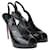 Christian Louboutin Zapatos de tacón con tira trasera en negro Hot Chick Cuero  ref.1085873