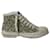 Tory Burch Buddy High-Top-Sneaker aus mehrfarbigem Canvas Python drucken Leinwand  ref.1085921