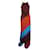 Maxi abito asimmetrico di Bottega Veneta in viscosa multicolor Multicolore Fibra di cellulosa  ref.1085926