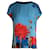 Dries Van Noten Floral-print Short-sleeve Top in Multicolor Cotton and Silk Multiple colors  ref.1085965