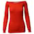 Stella Mc Cartney Stella McCartney Long Sleeve Top in Orange Lana Vergine Wool  ref.1085994