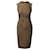 Max Mara Sleeveless Sheath Dress in Brown Wool  ref.1086001