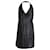 Alexander Wang Open-back Halter Mini Dress in Black Lambskin Leather  ref.1086003
