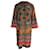 Etro Free Spirit Print Knee-length Tunic Dress in Multicolor Wool Multiple colors  ref.1086004