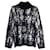 Jersey con cuello alzado y logotipo Dior Oblique en lana virgen multicolor Impresión de pitón  ref.1086020