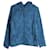 Apc A.P.C. Veste à capuche imprimée Bill en coton bleu  ref.1086028