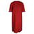 Bottega Veneta Beaded Dress in Red Wool  ref.1086030