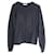 Pierre Balmain Raglan-Sweatshirt mit Adlerapplikation aus schwarzer Baumwolle  ref.1086040