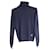 Tod's Roll Neck Sweater in Navy Blue Cashmere Wool  ref.1086042