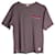 Thom Browne Banner Stripe Pocket T-Shirt aus mehrfarbiger Baumwolle Mehrfarben  ref.1086080