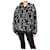 Moncler Black printed faux-fur hoodie - size S Acrylic  ref.1086098