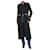 Alexander Wang Black tweed pearl detail coat - size UK 6 Nylon  ref.1086106