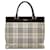 Burberry Brown House Check Tote Beige Cloth Cloth  ref.1086159