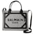 B-Army Small Shopper Bag - Balmain - Canvas - Black Cloth  ref.1086189