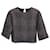 Rochas karierte, kurze Bluse aus schwarzer und weißer Wolle  ref.1086198