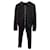 Conjunto de chaqueta con capucha y pantalón de chándal a rayas rojas de Prada en viscosa negra Negro Fibra de celulosa  ref.1086202