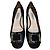 Prada Wildleder Pumps mit Schnalle Schwarz