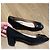 Prada Wildleder Pumps mit Schnalle Schwarz - Ansicht 3