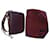 Cartier Shoulder bag Dark red Leather  ref.1086303