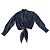 Apostrophe Herz-Wickelbluse Apostroph Seidensatin dunkelgrau T. 36 Anthrazitgrau