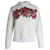Sweat-shirt à col rond à imprimé floral Louis Vuitton en coton crème Blanc  ref.1086339
