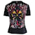 Camiseta con estampado tribal de Louis Vuitton en algodón negro  ref.1086343
