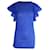Gucci Volantärmel-Top aus blauer Viskose Zellulosefaser  ref.1086346