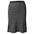 Sandro Paris Geometric Flared Knee-length Skirt in Black Viscose Cellulose fibre  ref.1086355
