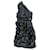 Isabel Marant Linn One-shoulder Ruched Mini Dress in Black Silk Blend  ref.1086356