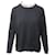 Sandro Ipolit Tie-Back Sweater in Black Cotton  ref.1086363