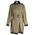 Burberry Leather-Trim Car Coat in Beige Cotton  ref.1086385