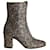 Dior D-Circus Glitter Ankle Boots in Gold Leather Golden  ref.1086403