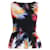 Sandro Electric Palm Print Peplum Top in Multicolor Polyester Python print  ref.1086405