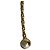 Collana girocollo Louis Vuitton con perle annodate in metallo color oro e pelle nera D'oro - vista 4