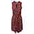 Vestido de comprimento médio estampado Tory Burch em poliéster multicolorido  ref.1086430